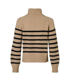 Mart Visser Caroline Tensen Danville Streep Trui Zand/Zwart beige/black Outlet