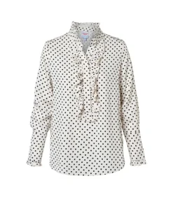 Mart Visser Caroline Tensen Rivers Print Blouse / Zwart offWhite Outlet