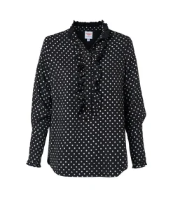 Mart Visser Caroline Tensen Rivers Print Blouse Zwart / Wit blackMulticolor Sale
