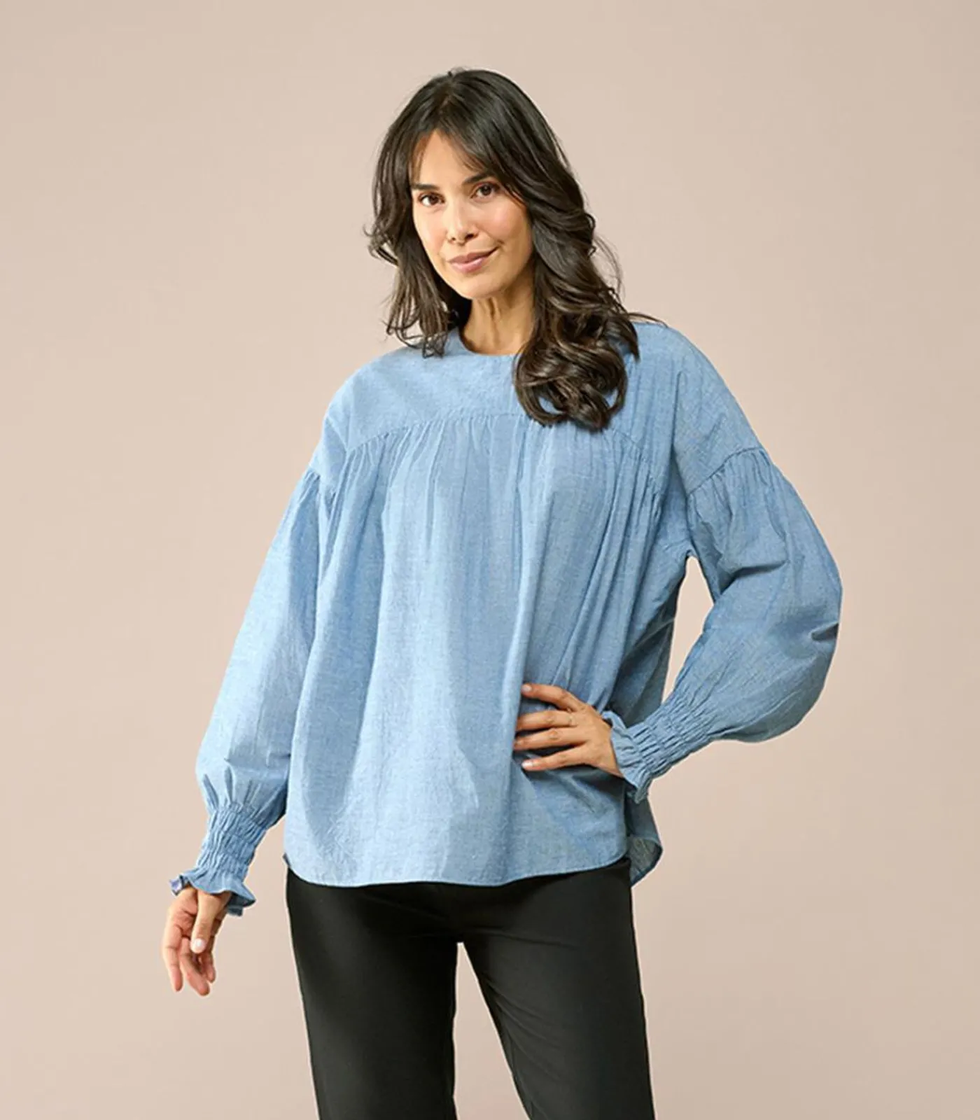 Mart Visser Caroline Tensen Winsley Blouse Licht Blauw blue Hot