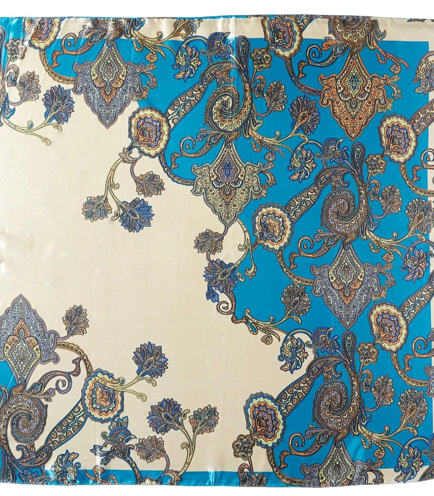 V1969 Carré Zijde Barok blue New