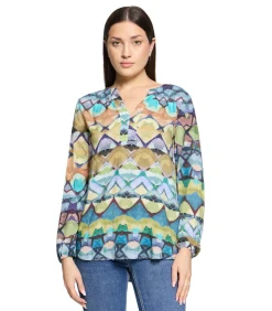 Cartoon Casual blouse multicolor Hot