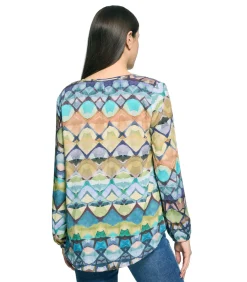 Cartoon Casual blouse multicolor Hot