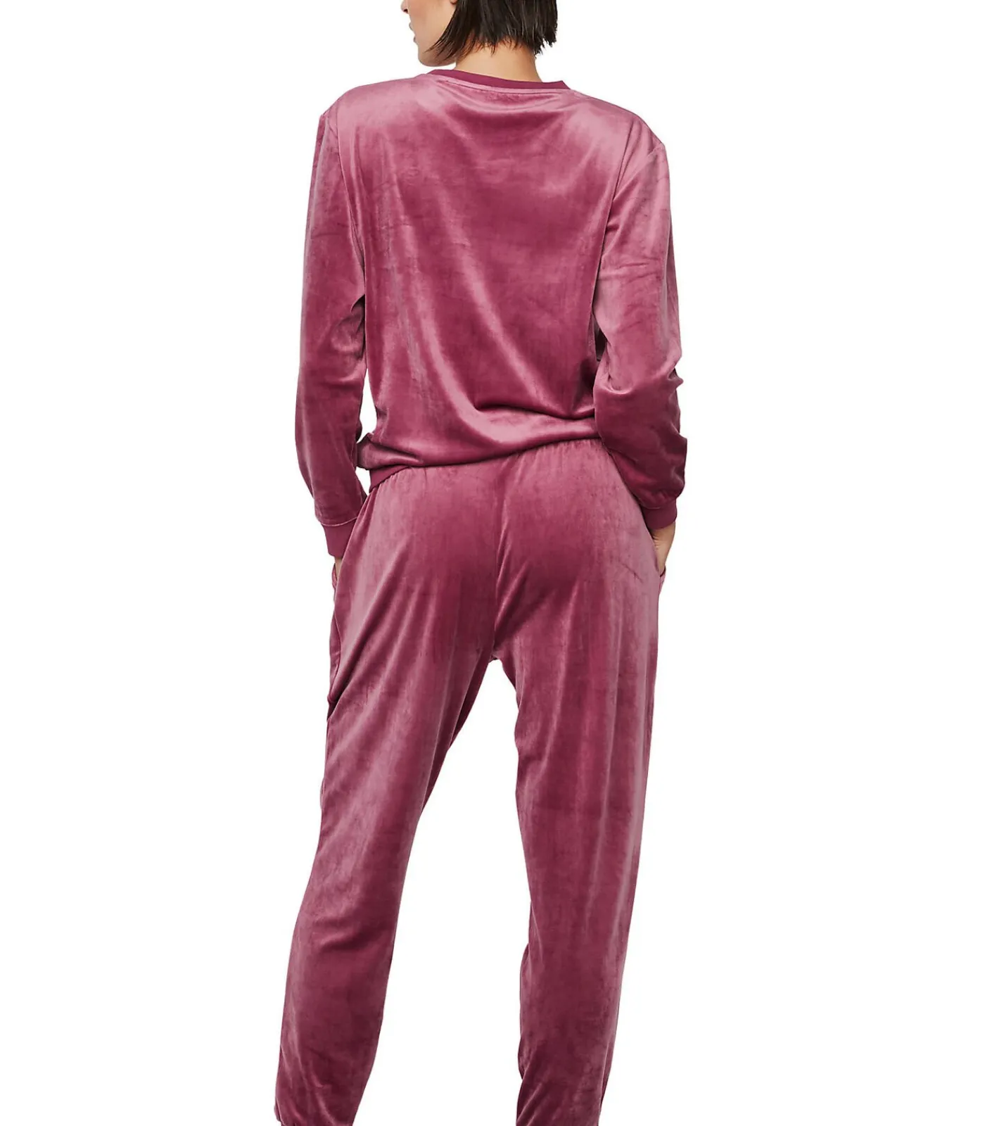 SELMARK Casual pyjama broek top P115 SPORT pink
