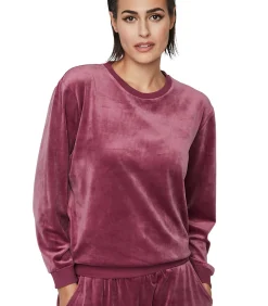 SELMARK Casual pyjama broek top P115 SPORT pink
