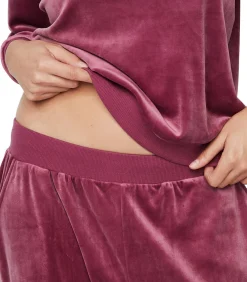SELMARK Casual pyjama broek top P115 SPORT pink