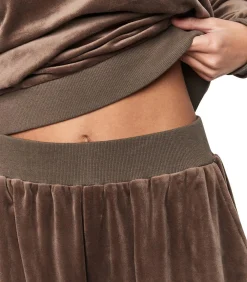 SELMARK Casual pyjama broek top P115 SPORT brown Online