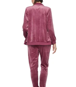 SELMARK Casual pyjamabroek jasje met rits P115 SPORT pink Outlet