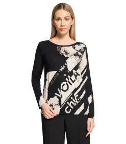 Betty Barclay Casual shirt black/white New