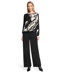 Betty Barclay Casual shirt black/white New