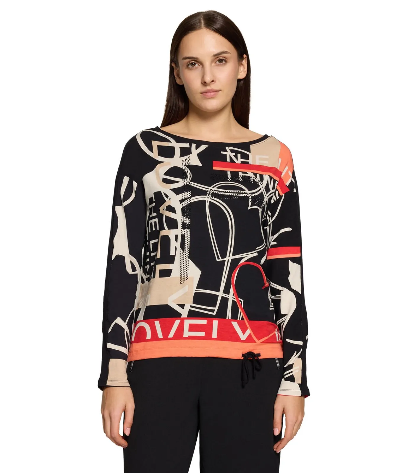 Betty Barclay Casual shirt blackMulticolor/beige Sale