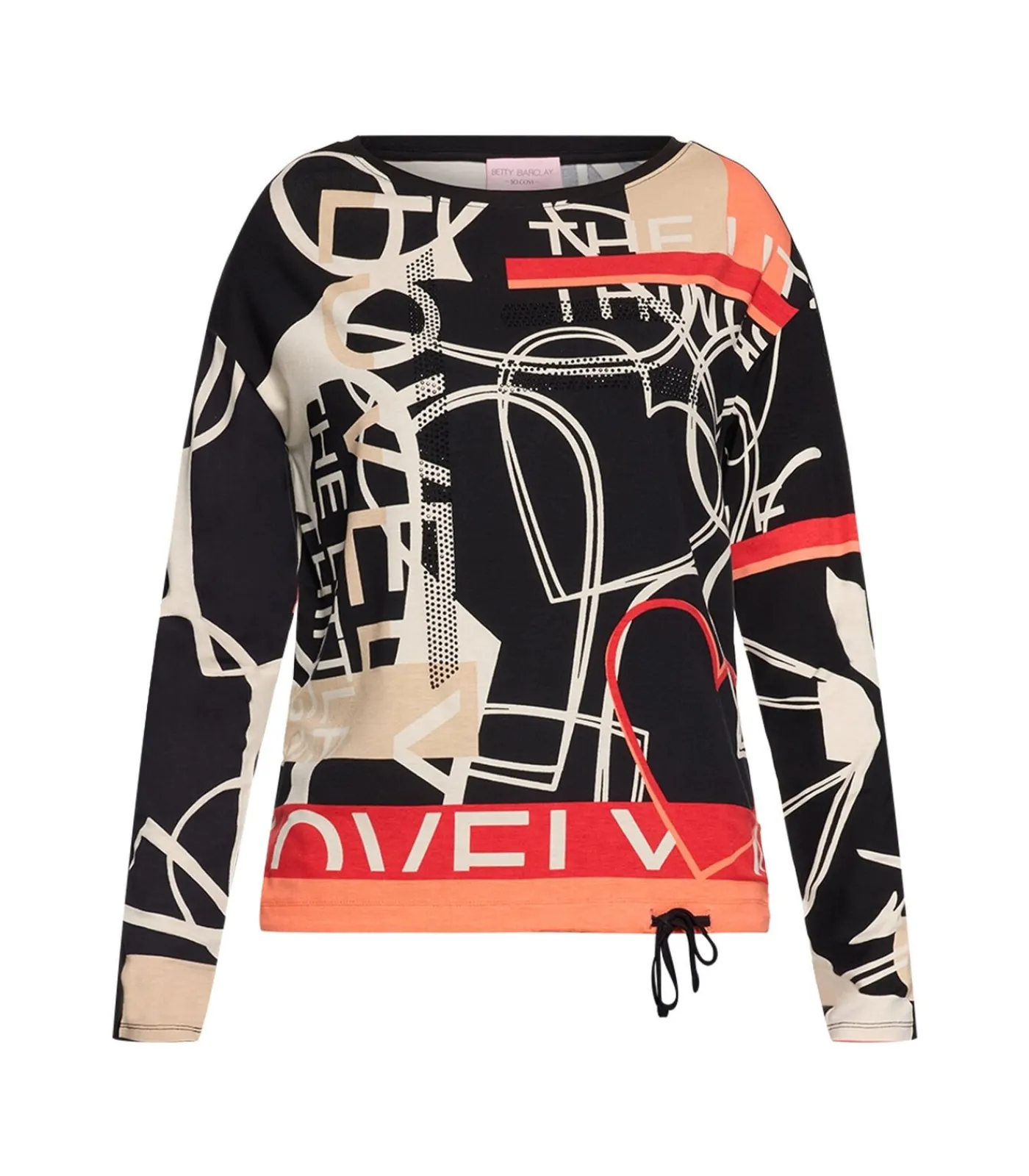 Betty Barclay Casual shirt blackMulticolor/beige Sale