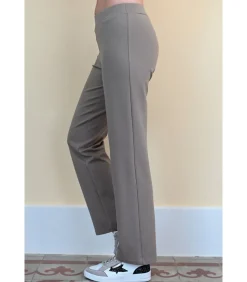 BLEU D'AZUR CHALBI Comfortabele broek Milano beige Clearance