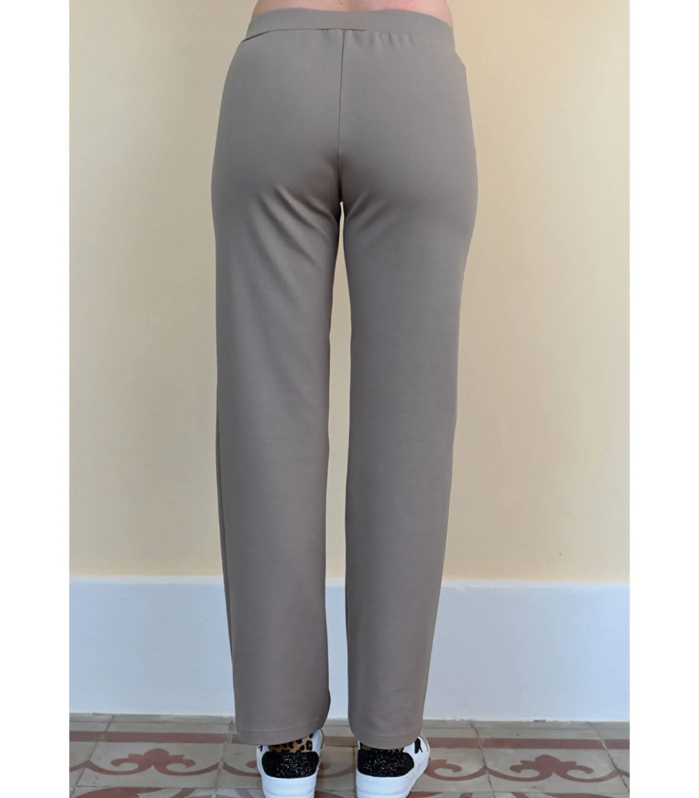 BLEU D'AZUR CHALBI Comfortabele broek Milano beige Clearance