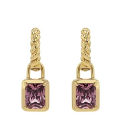 JOOP! Charm Creole voor dames, roestvrij staal, zirkonia gold Hot