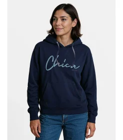 J&JOY Chica dames marineblauwe sweater blue Hot