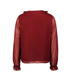 Zero Chiffonbluse darkRed Online