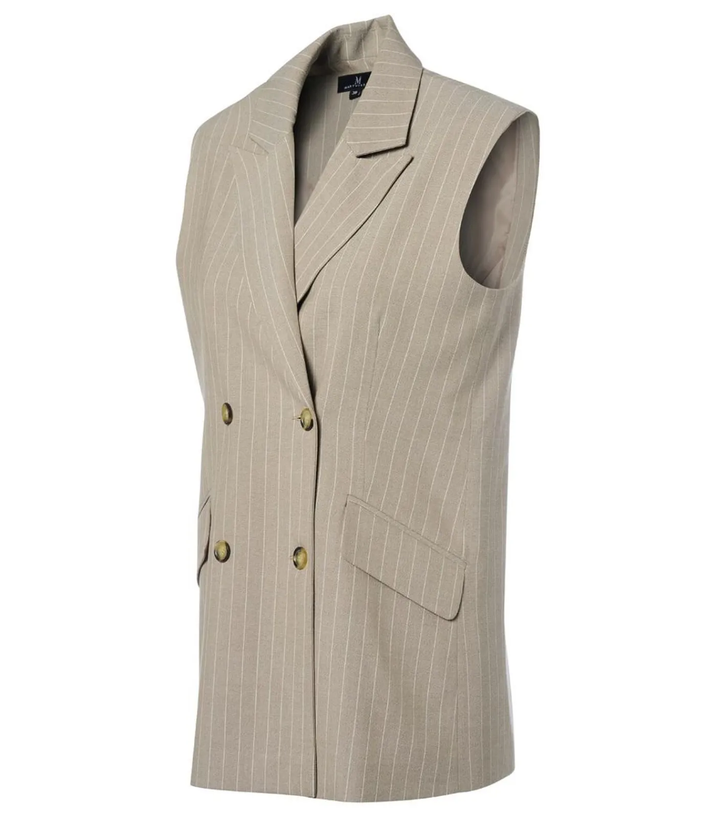 Mart Visser Chloe Gilet Zand / Offwhite multicolor Clearance