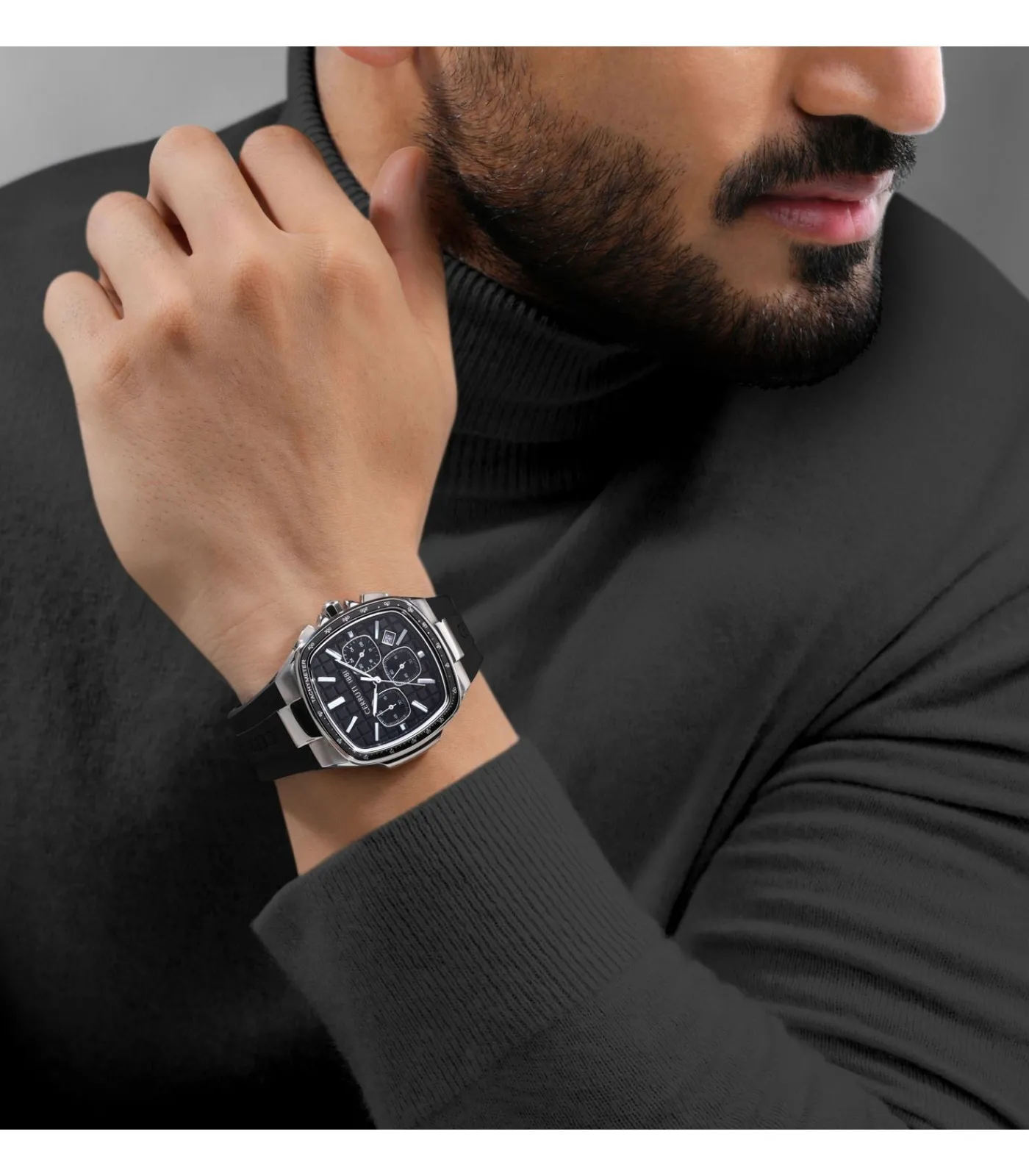 Cerruti 1881 Chronograaf Casale Black - Silver black/silver Clearance