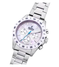 FESTINA Chronograaf Ceramic lilac Discount