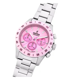 FESTINA Chronograaf Ceramic pink Discount