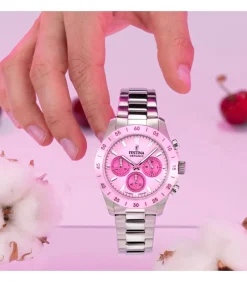 FESTINA Chronograaf Ceramic pink Discount