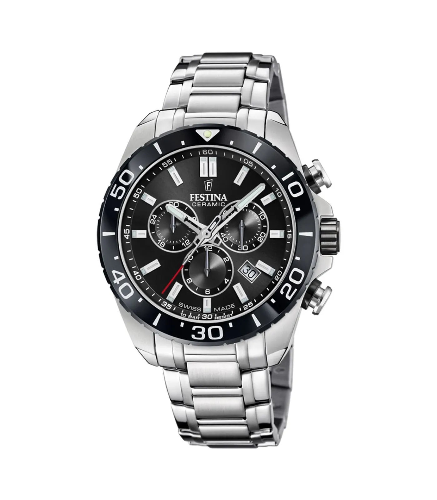 FESTINA Chronograaf Chrono Swiss Made black