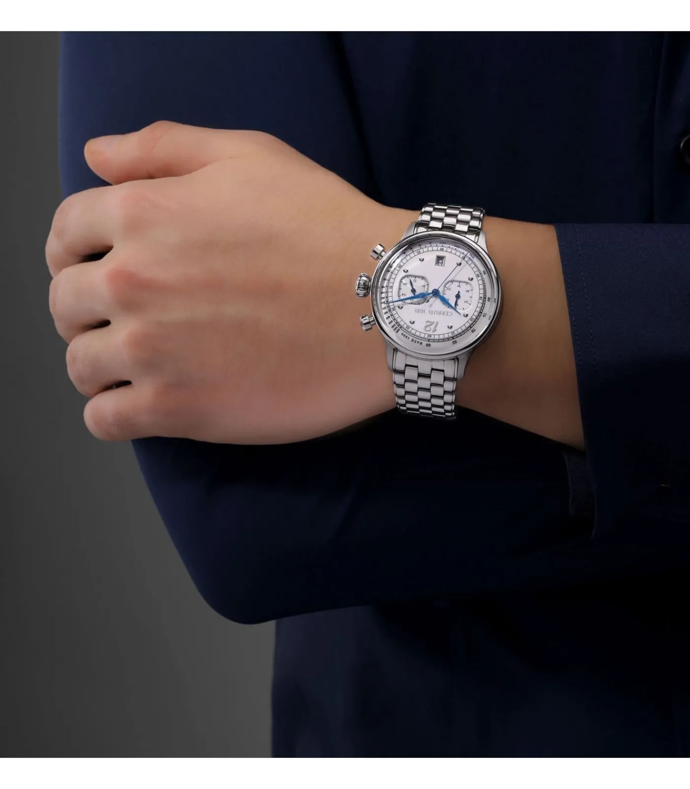 Cerruti 1881 Chronograaf Dervio White - Blue white/blue Hot