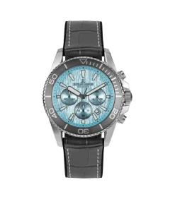 Jacques Lemans Chronograaf Liverpool Diver Blue - Grey blue/gray Outlet