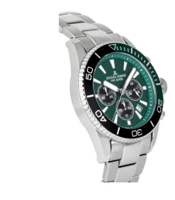 Jacques Lemans Chronograaf Liverpool Diver green Outlet