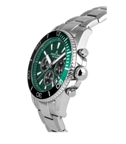 Jacques Lemans Chronograaf Liverpool Diver green Outlet