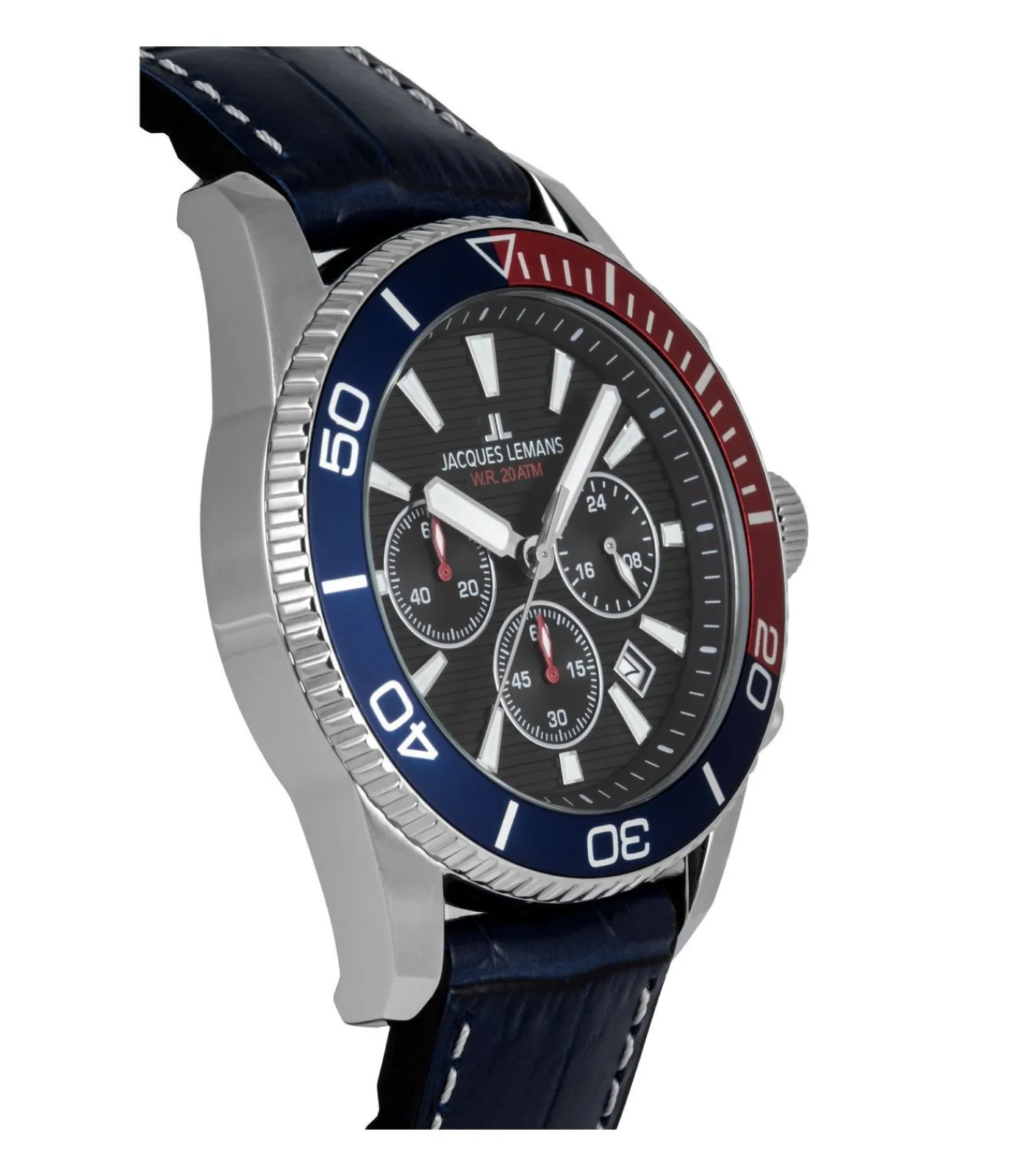 Jacques Lemans Chronograaf Liverpool Diver blue Discount