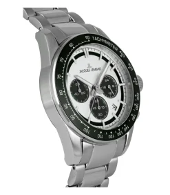 Jacques Lemans Chronograaf Liverpool Silver - Dark green silver/darkGreen Best