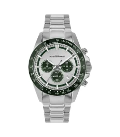 Jacques Lemans Chronograaf Liverpool Silver - Dark green silver/darkGreen Best