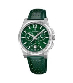 FESTINA Chronograaf Rivé Swiss Made green