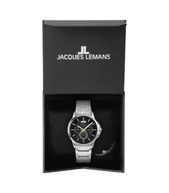 Jacques Lemans Chronograaf Sydney black Online