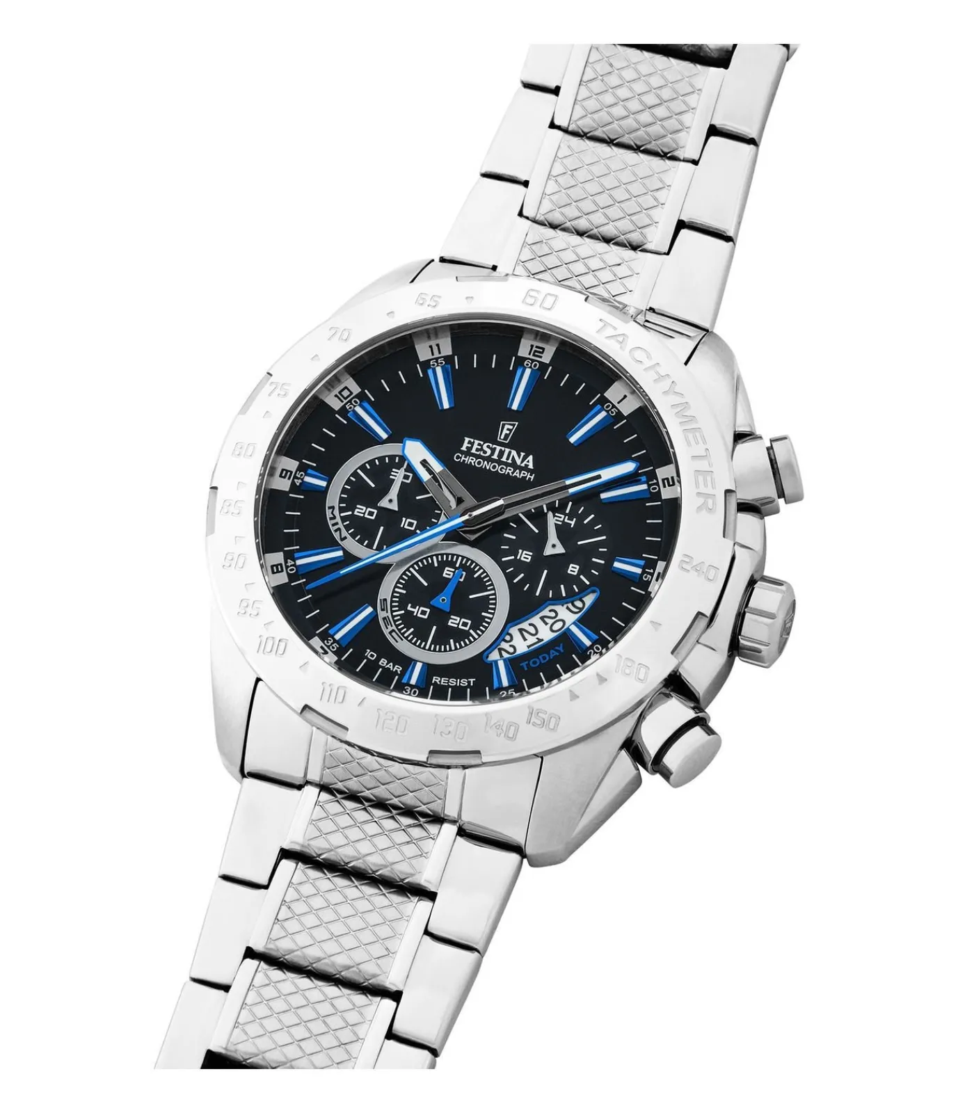 FESTINA Chronograaf Timeless Chronograph Black - Blue blue/black Best