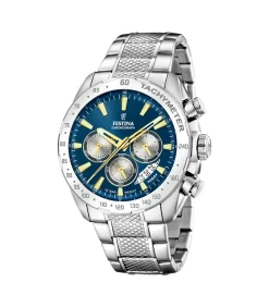 FESTINA Chronograaf Timeless Chronograph - Gold blue Clearance