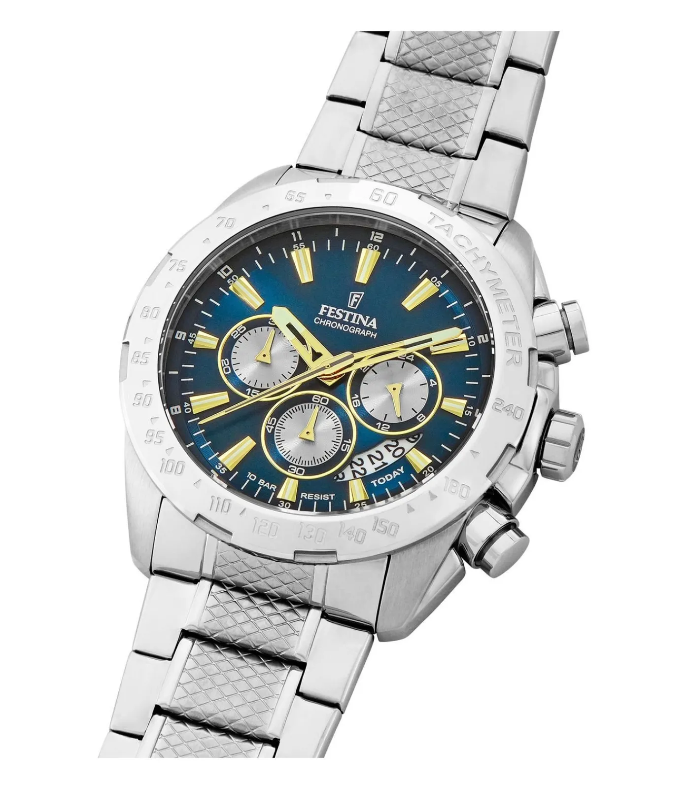 FESTINA Chronograaf Timeless Chronograph - Gold blue Clearance