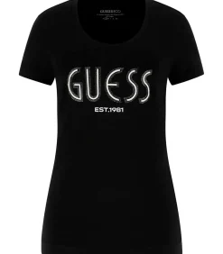GUESS Cn Ss Logo Tee black Best