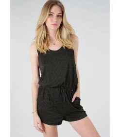 Deeluxe Combinaison short à rayures black Discount