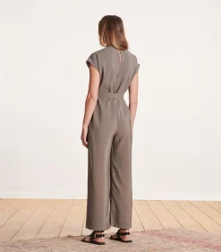 La Fée Maraboutée Combinatie pantalon kaki unie khaki Best