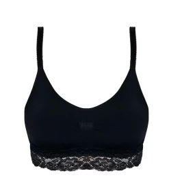 MAGIC Bodyfashion Comfort Bra Spaghetti Lace black Discount