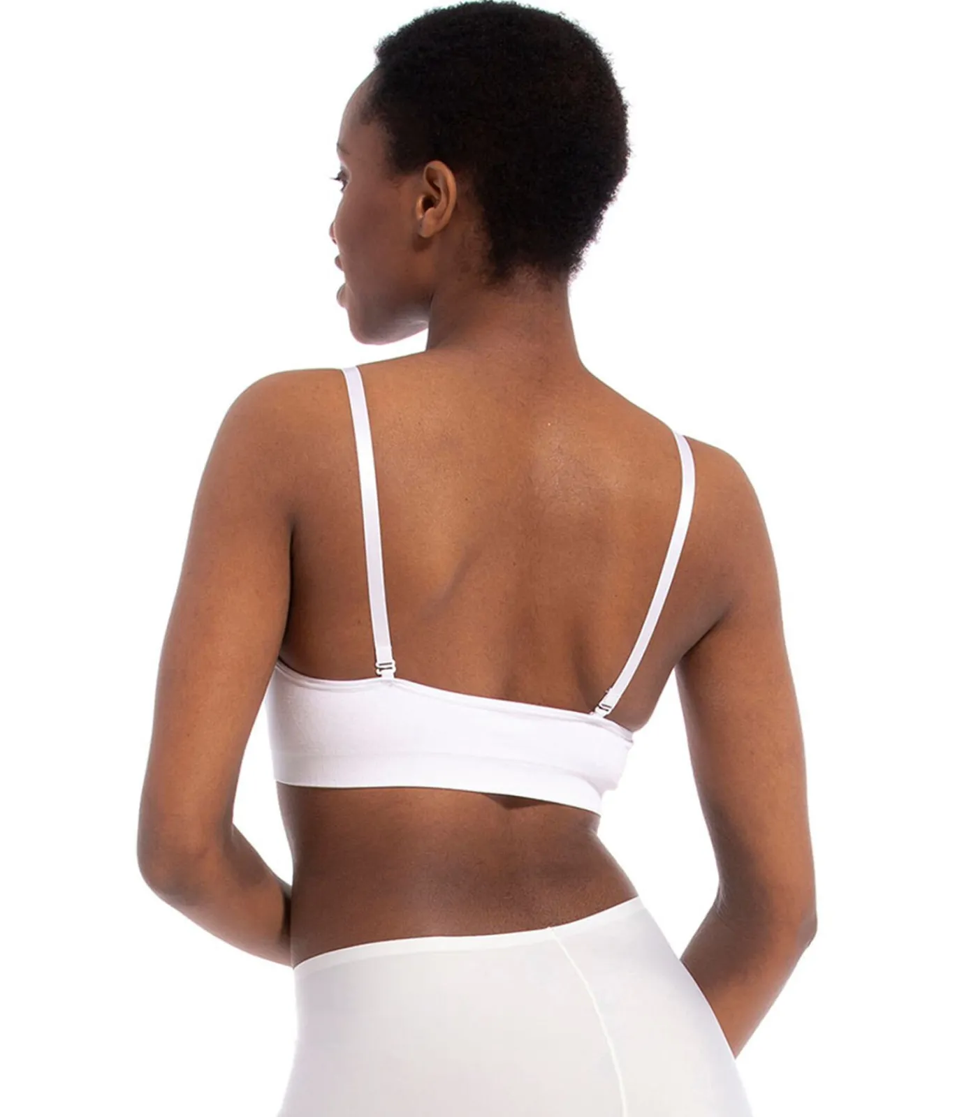 MAGIC Bodyfashion Comfort Bra With Spaghetti Straps white Clearance