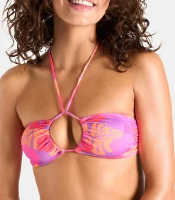Banana Moon COOLIO TROPICALIA roze bandeau bikinitopje lilac Online