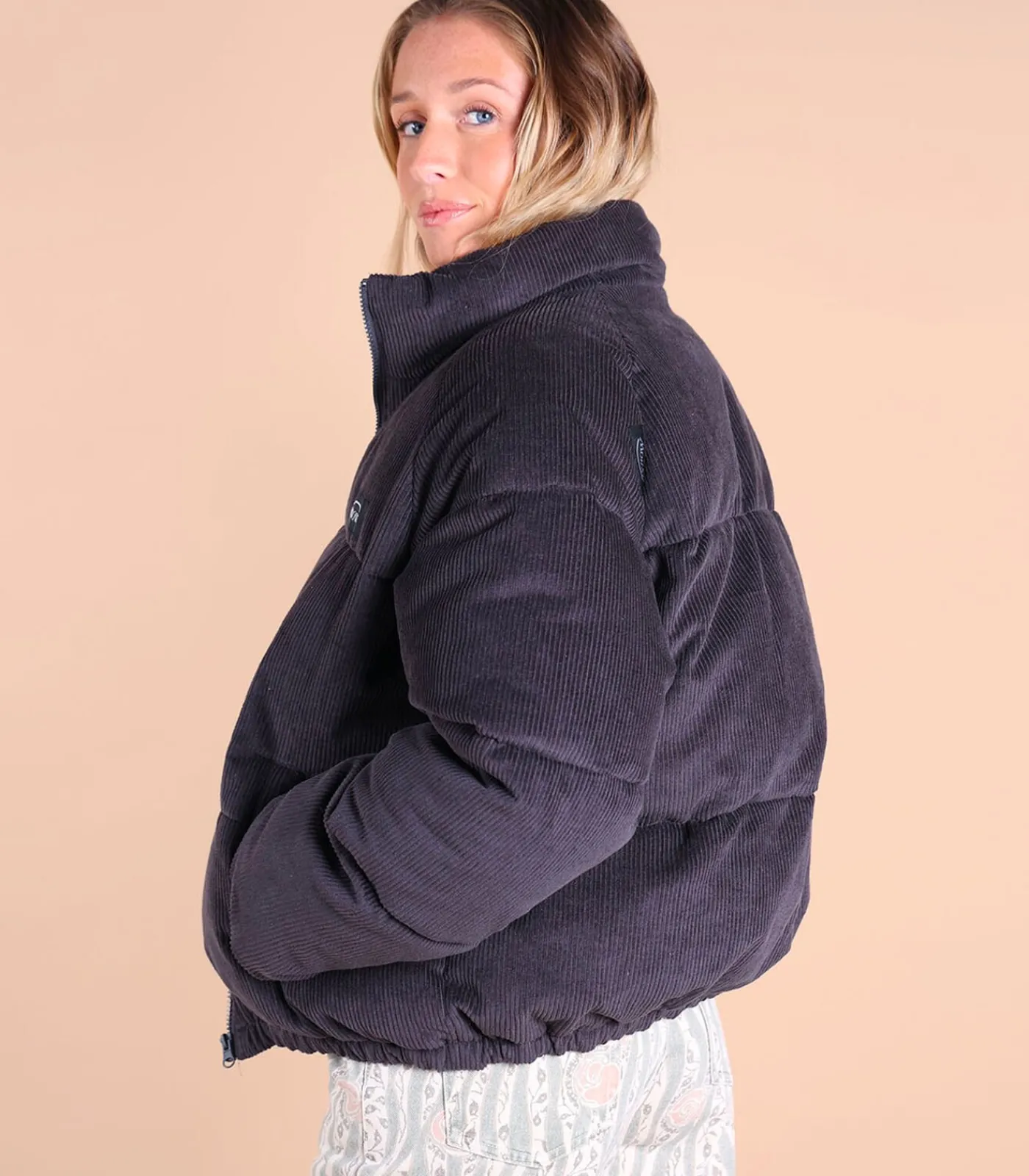 Oxbow Corduroy donsjack CORDUROY darkGrey Hot