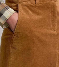 Marc O'Polo Corduroy minirok A-vorm lightBrown Hot