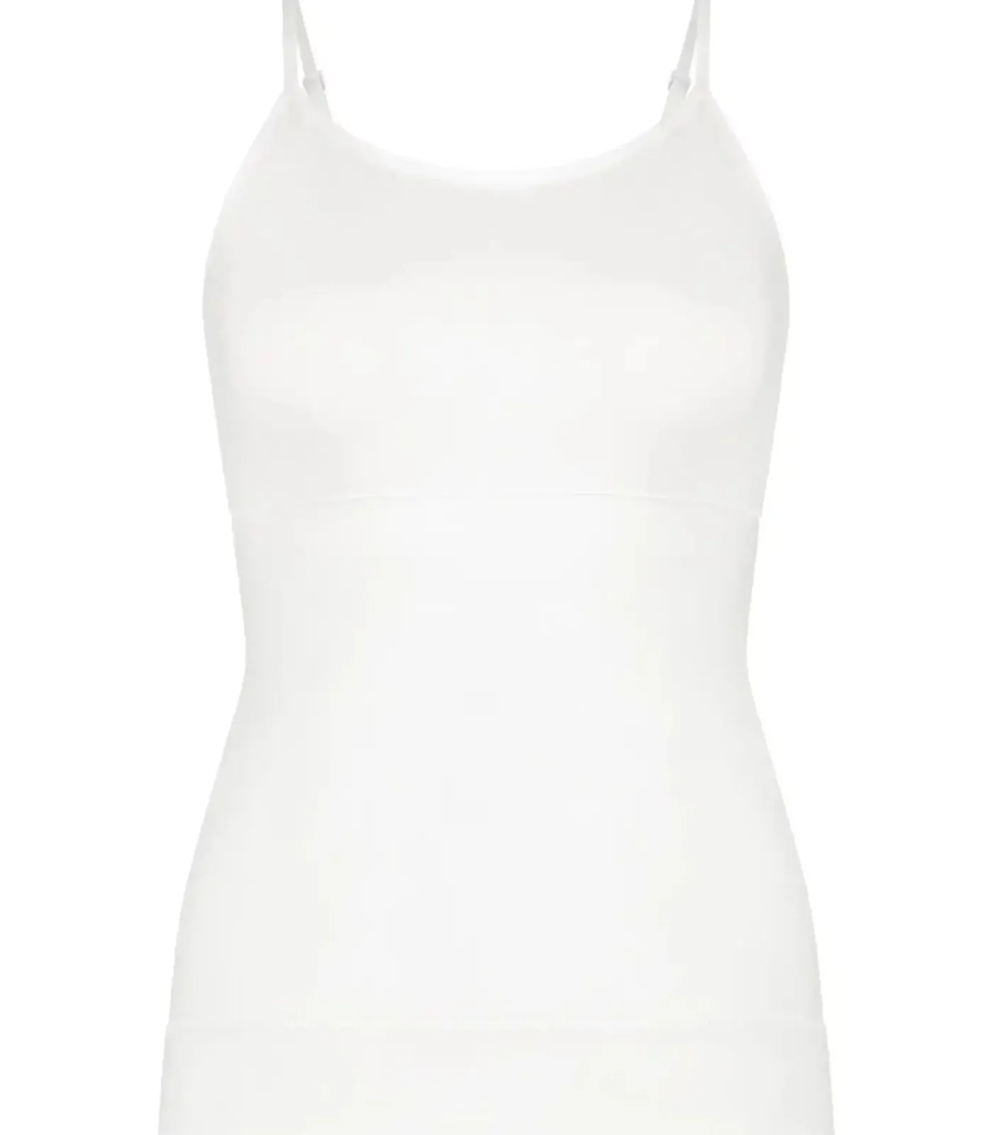 Ten Cate Corrigerend hemd - Basics shapewear spaghetti top - Buik corrigerend katoenen onderhemd white Hot