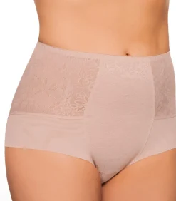 Ulla Dessous Corrigerende slip met hoge taille Alice beige Clearance