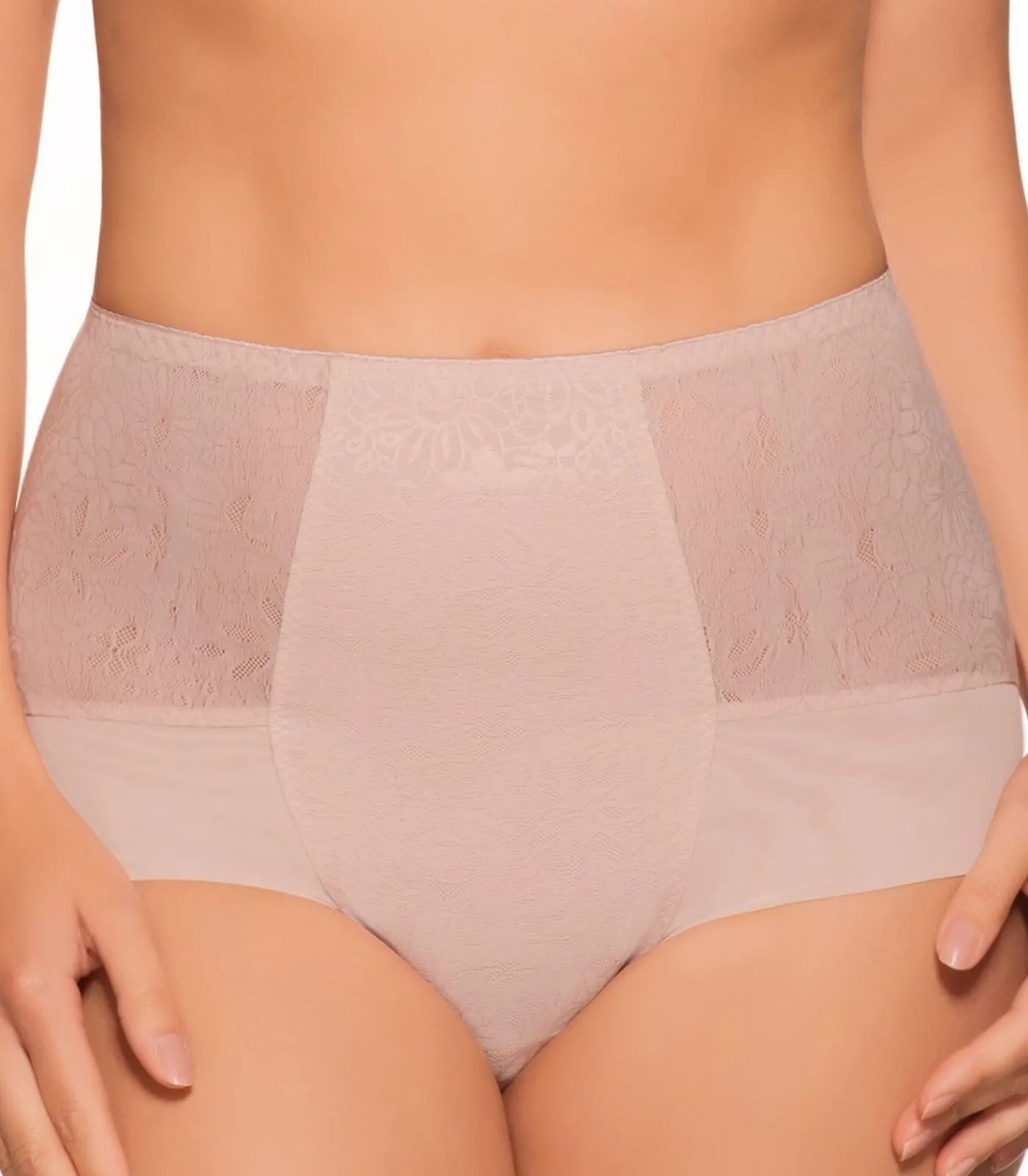 Ulla Dessous Corrigerende slip met hoge taille Alice beige Clearance